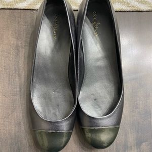 Cole Haan Nike Air size 9 Pewter with patent toe